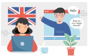 Wombat English School - English Conversation Classes for Adults Illustration