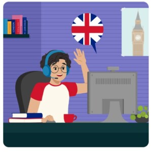 Wombat English School - English Conversation Classes for Business Illustration